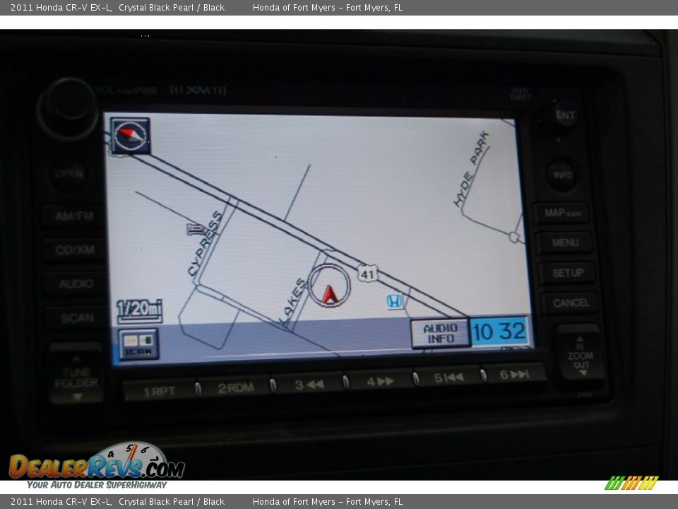 2011 Honda CR-V EX-L Crystal Black Pearl / Black Photo #21