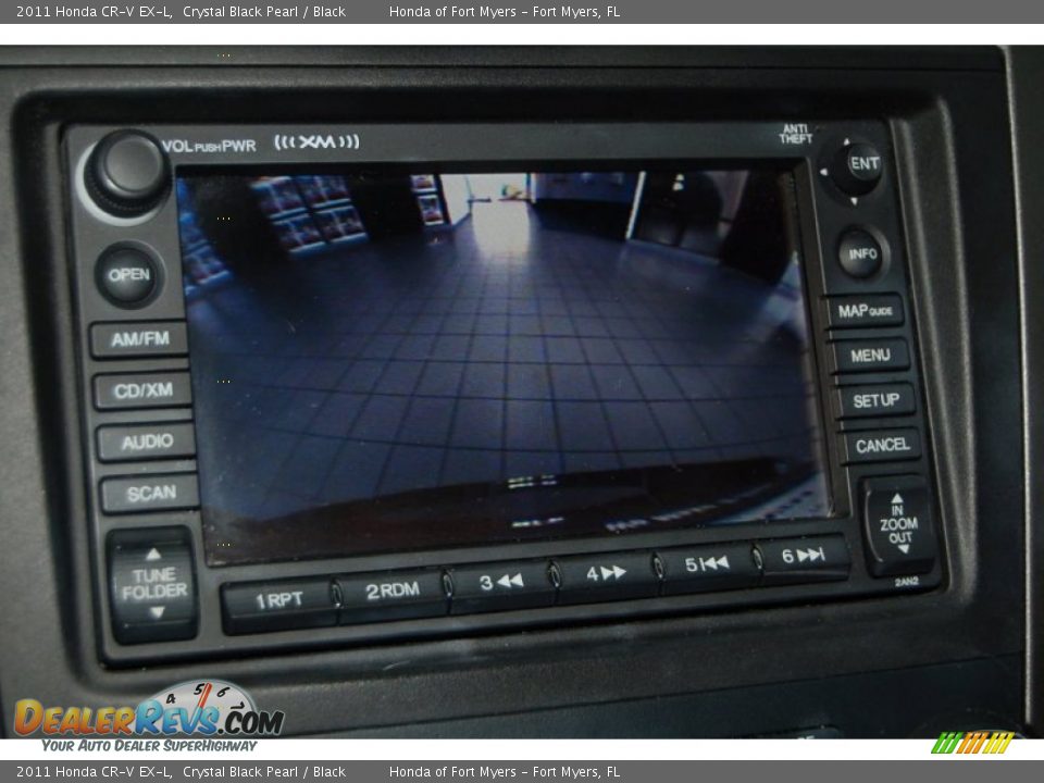 2011 Honda CR-V EX-L Crystal Black Pearl / Black Photo #22