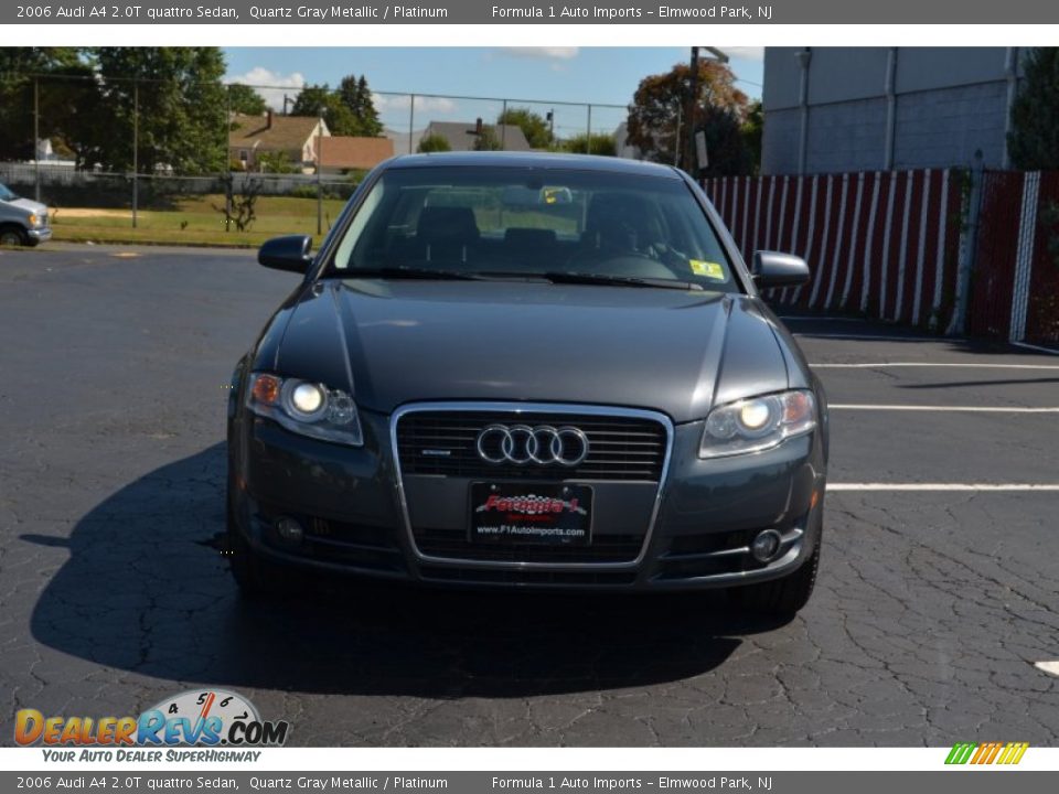 2006 Audi A4 2.0T quattro Sedan Quartz Gray Metallic / Platinum Photo #2