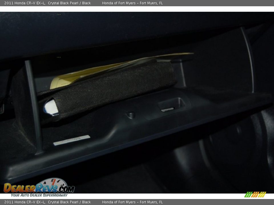 2011 Honda CR-V EX-L Crystal Black Pearl / Black Photo #23