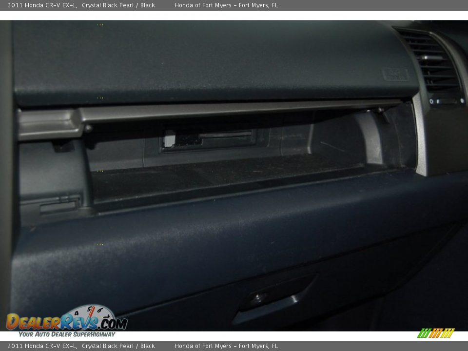 2011 Honda CR-V EX-L Crystal Black Pearl / Black Photo #24