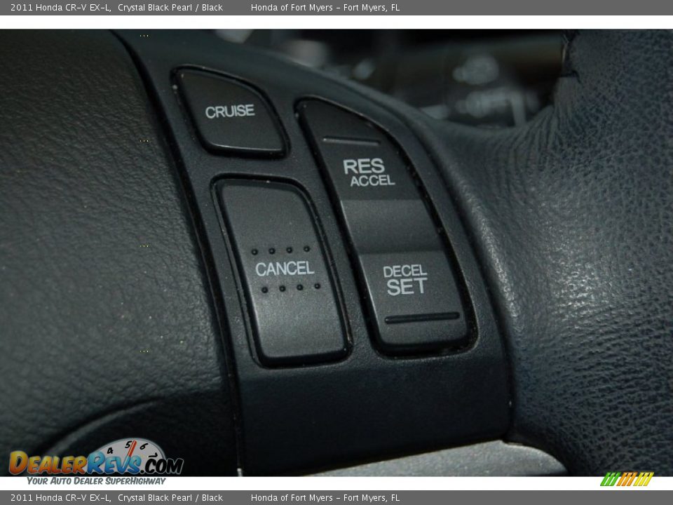 2011 Honda CR-V EX-L Crystal Black Pearl / Black Photo #25