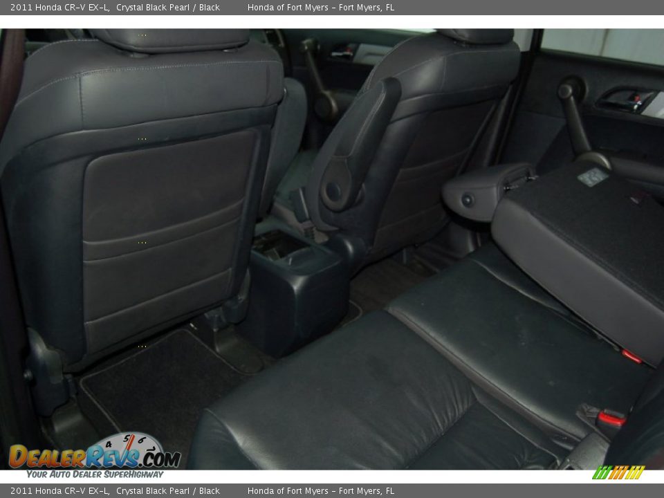 2011 Honda CR-V EX-L Crystal Black Pearl / Black Photo #28