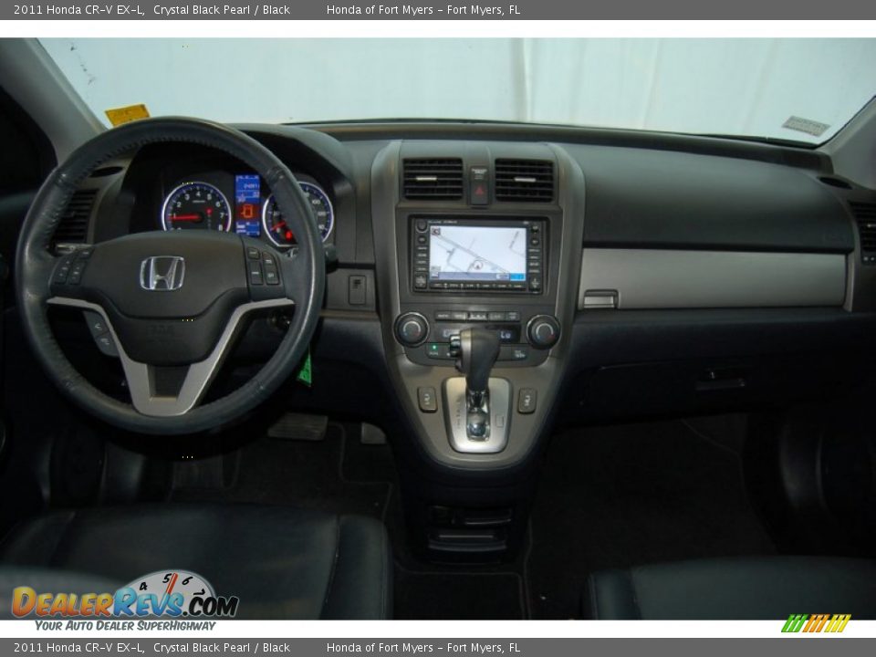 2011 Honda CR-V EX-L Crystal Black Pearl / Black Photo #30