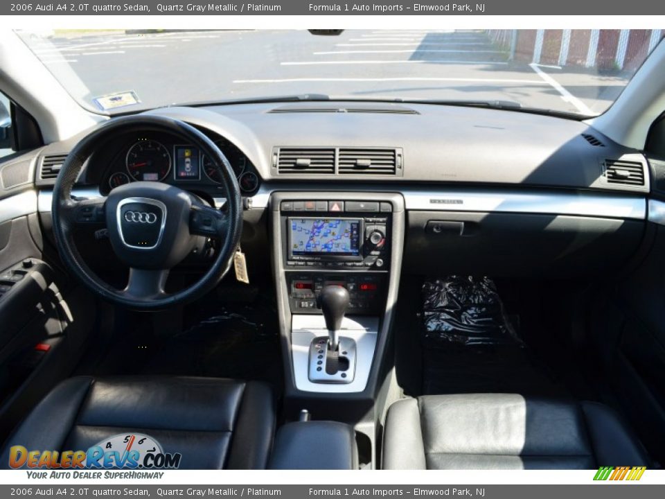 2006 Audi A4 2.0T quattro Sedan Quartz Gray Metallic / Platinum Photo #9