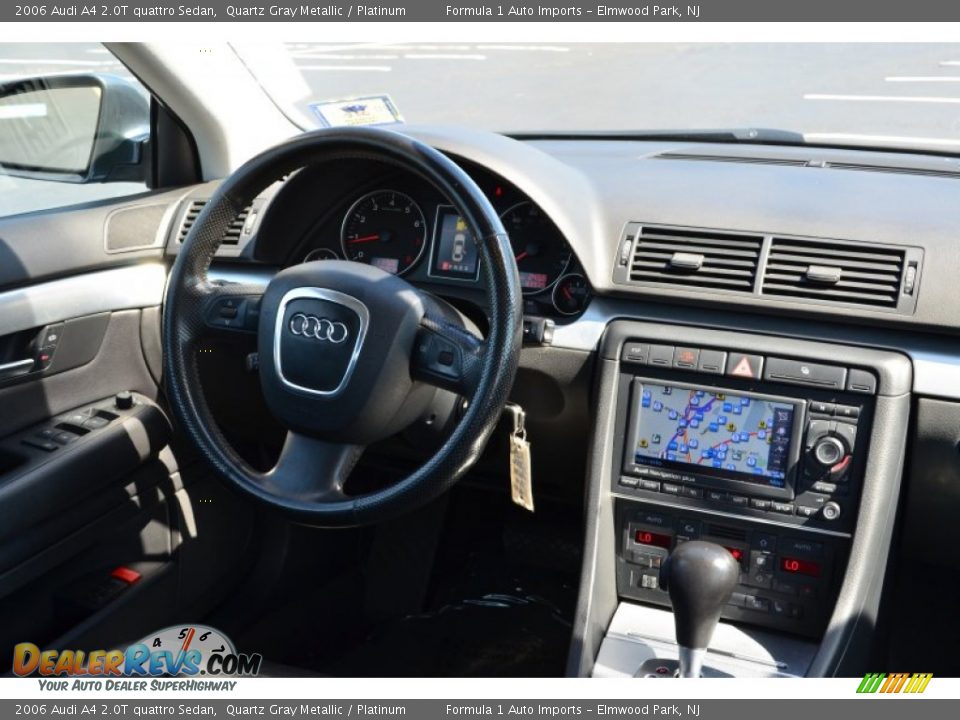 2006 Audi A4 2.0T quattro Sedan Quartz Gray Metallic / Platinum Photo #10