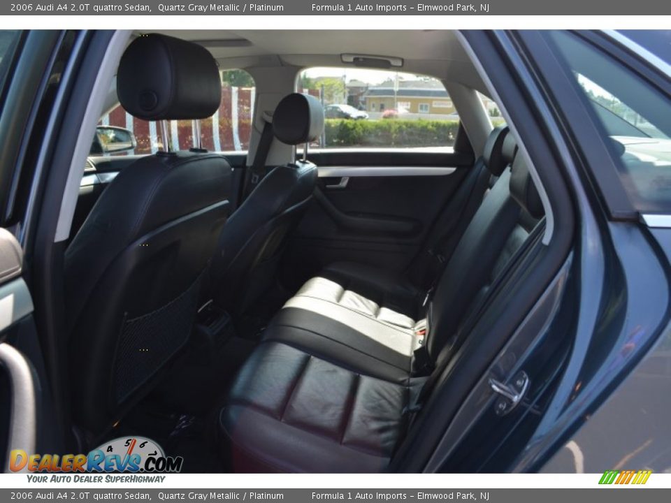 2006 Audi A4 2.0T quattro Sedan Quartz Gray Metallic / Platinum Photo #12