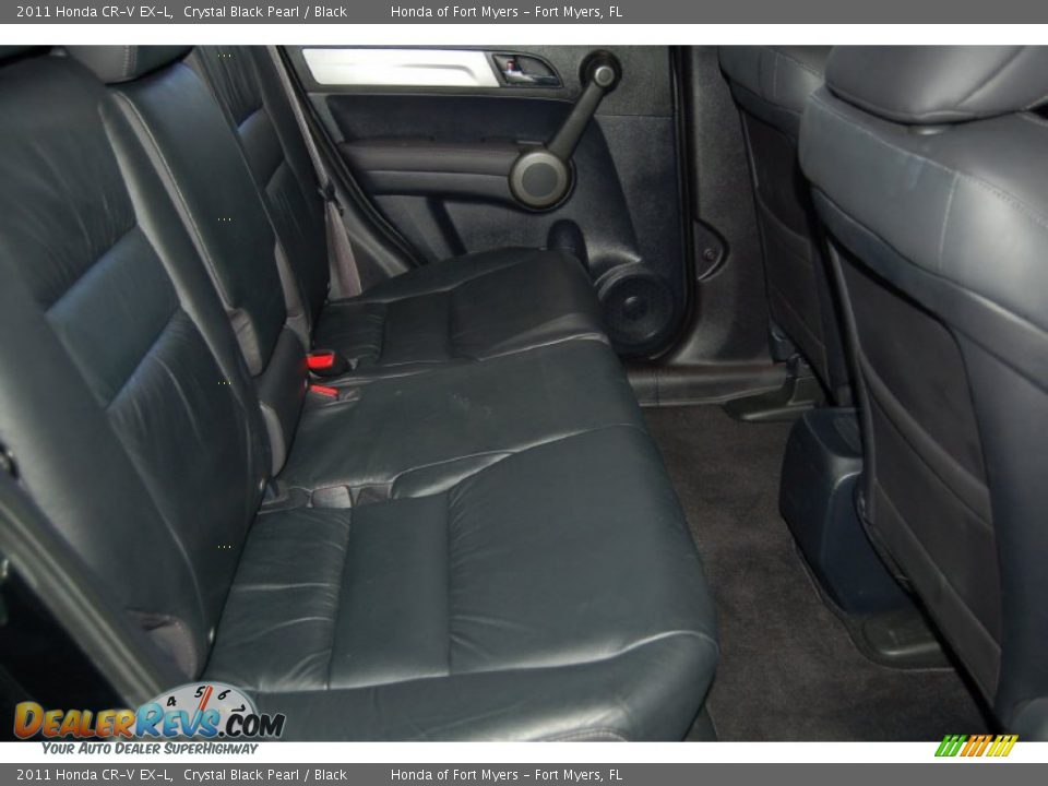 2011 Honda CR-V EX-L Crystal Black Pearl / Black Photo #34