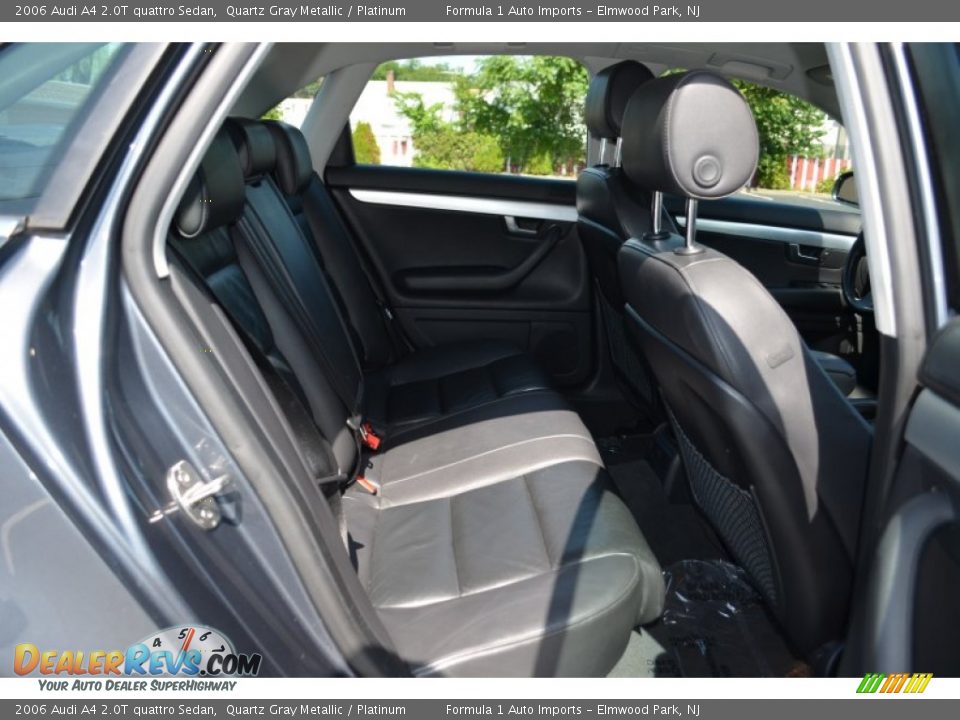 2006 Audi A4 2.0T quattro Sedan Quartz Gray Metallic / Platinum Photo #13