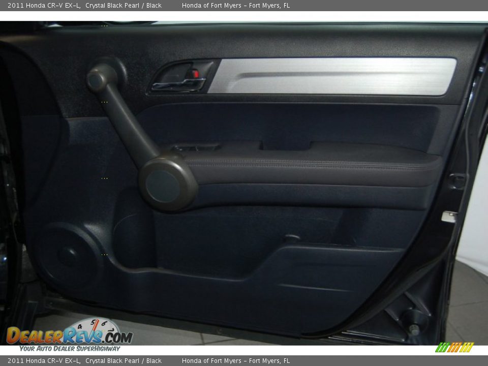2011 Honda CR-V EX-L Crystal Black Pearl / Black Photo #35