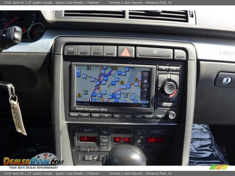 2006 Audi A4 2.0T quattro Sedan Quartz Gray Metallic / Platinum Photo #15