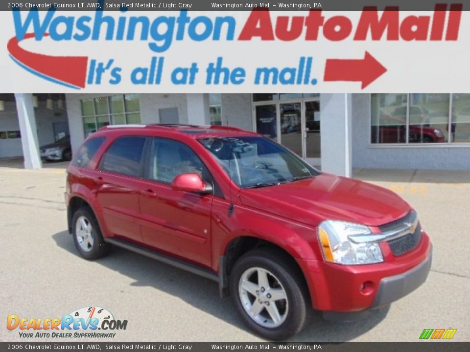 2006 Chevrolet Equinox LT AWD Salsa Red Metallic / Light Gray Photo #1