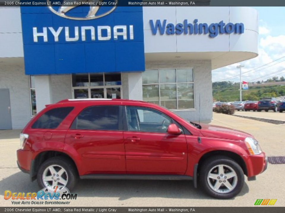 2006 Chevrolet Equinox LT AWD Salsa Red Metallic / Light Gray Photo #2