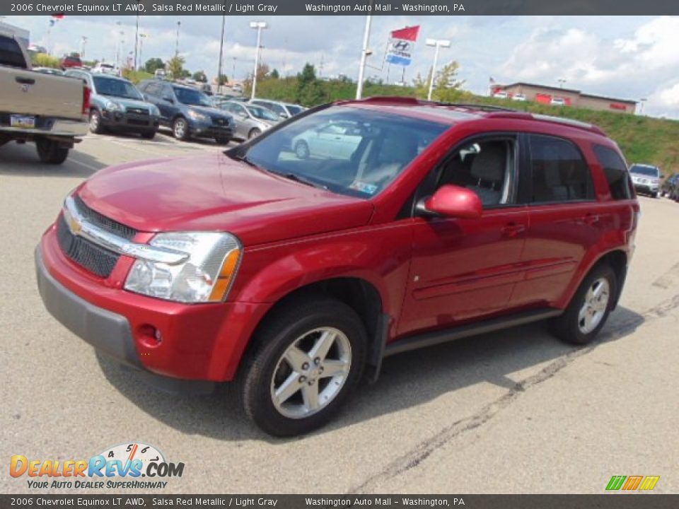 2006 Chevrolet Equinox LT AWD Salsa Red Metallic / Light Gray Photo #5