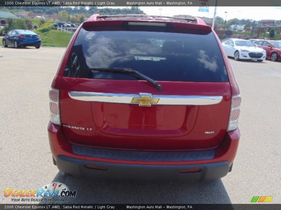 2006 Chevrolet Equinox LT AWD Salsa Red Metallic / Light Gray Photo #7