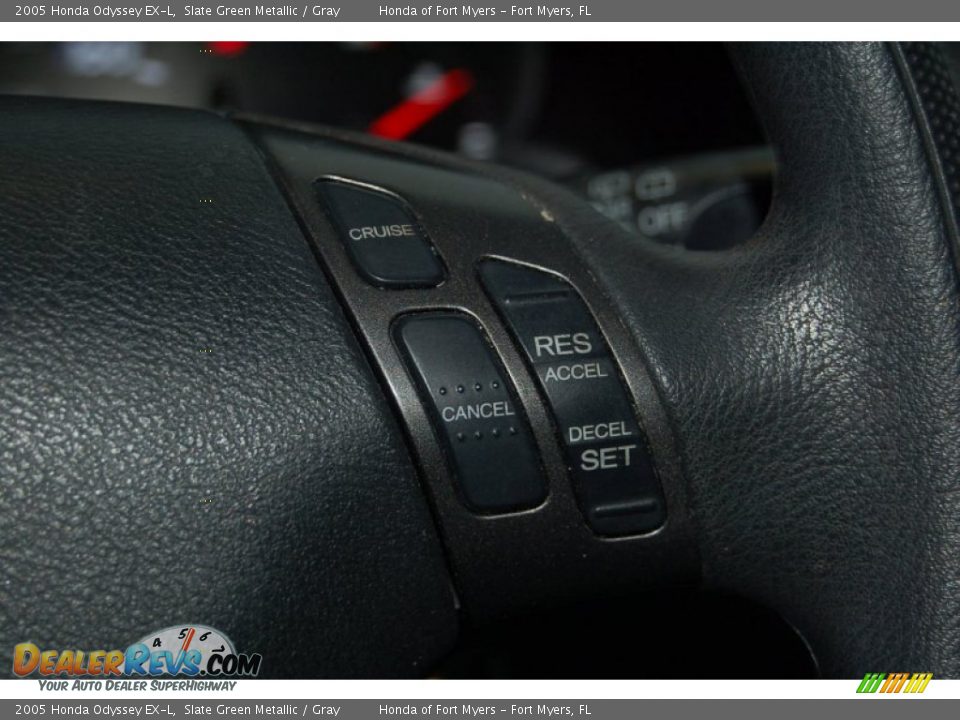 2005 Honda Odyssey EX-L Slate Green Metallic / Gray Photo #23
