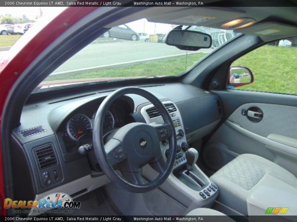 2006 Chevrolet Equinox LT AWD Salsa Red Metallic / Light Gray Photo #10