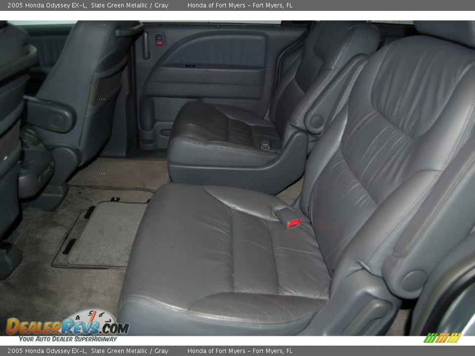 2005 Honda Odyssey EX-L Slate Green Metallic / Gray Photo #26