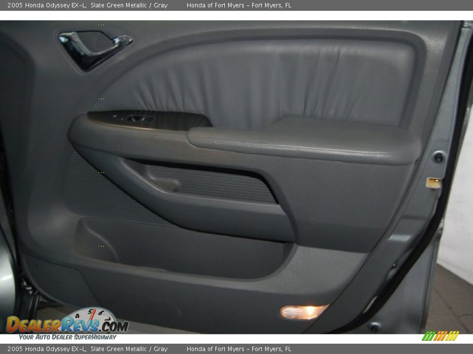 2005 Honda Odyssey EX-L Slate Green Metallic / Gray Photo #32
