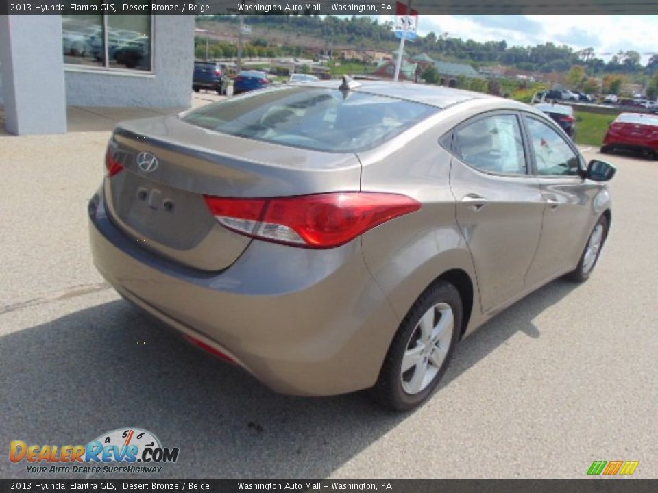 2013 Hyundai Elantra GLS Desert Bronze / Beige Photo #9