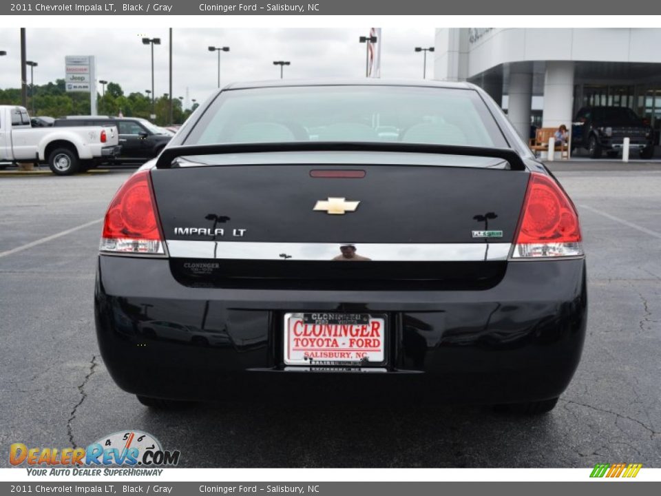2011 Chevrolet Impala LT Black / Gray Photo #5