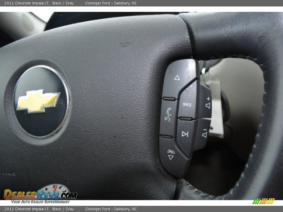 2011 Chevrolet Impala LT Black / Gray Photo #20