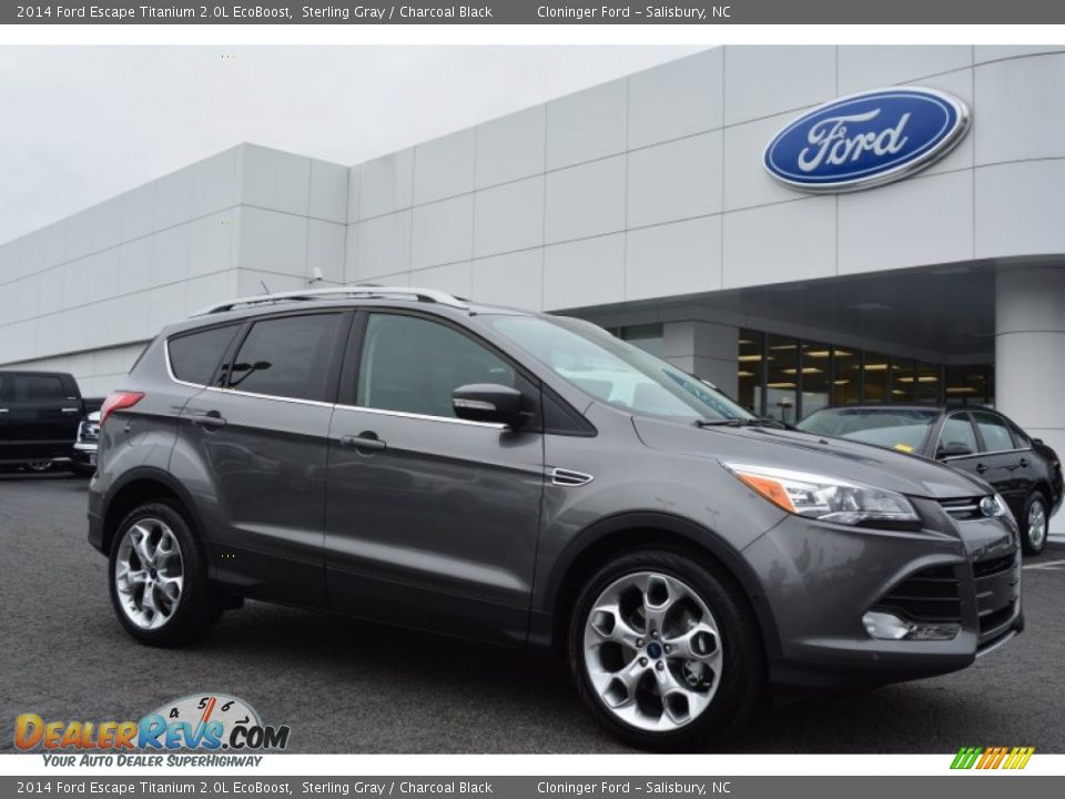 2014 Ford Escape Titanium 2.0L EcoBoost Sterling Gray / Charcoal Black Photo #1