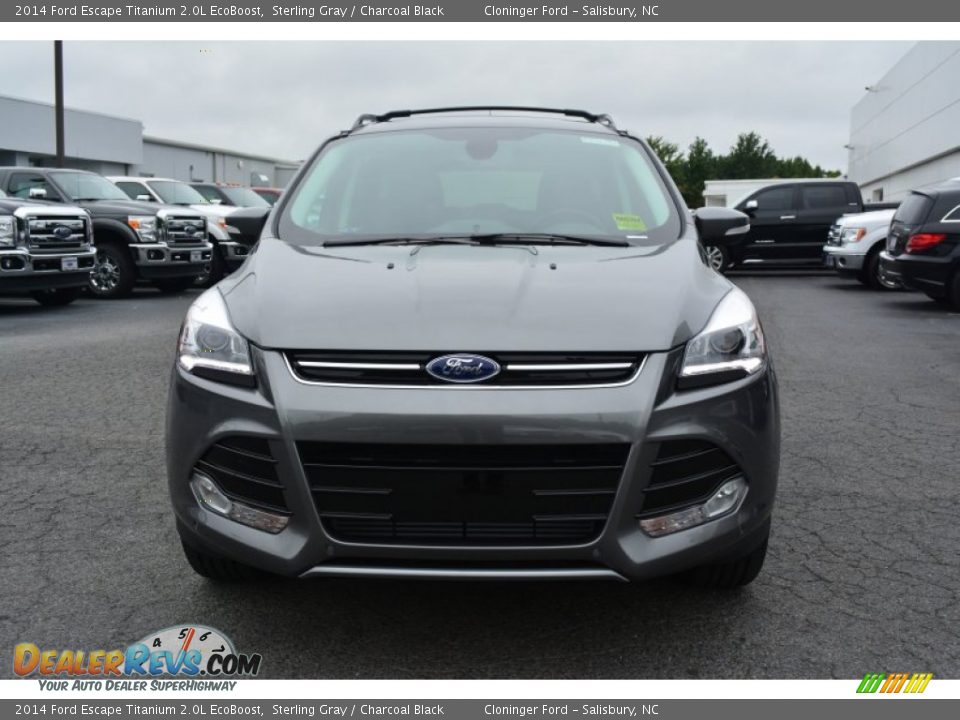 2014 Ford Escape Titanium 2.0L EcoBoost Sterling Gray / Charcoal Black Photo #4