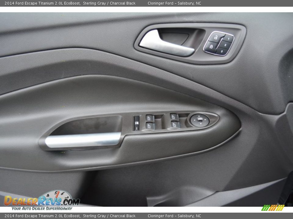 2014 Ford Escape Titanium 2.0L EcoBoost Sterling Gray / Charcoal Black Photo #5
