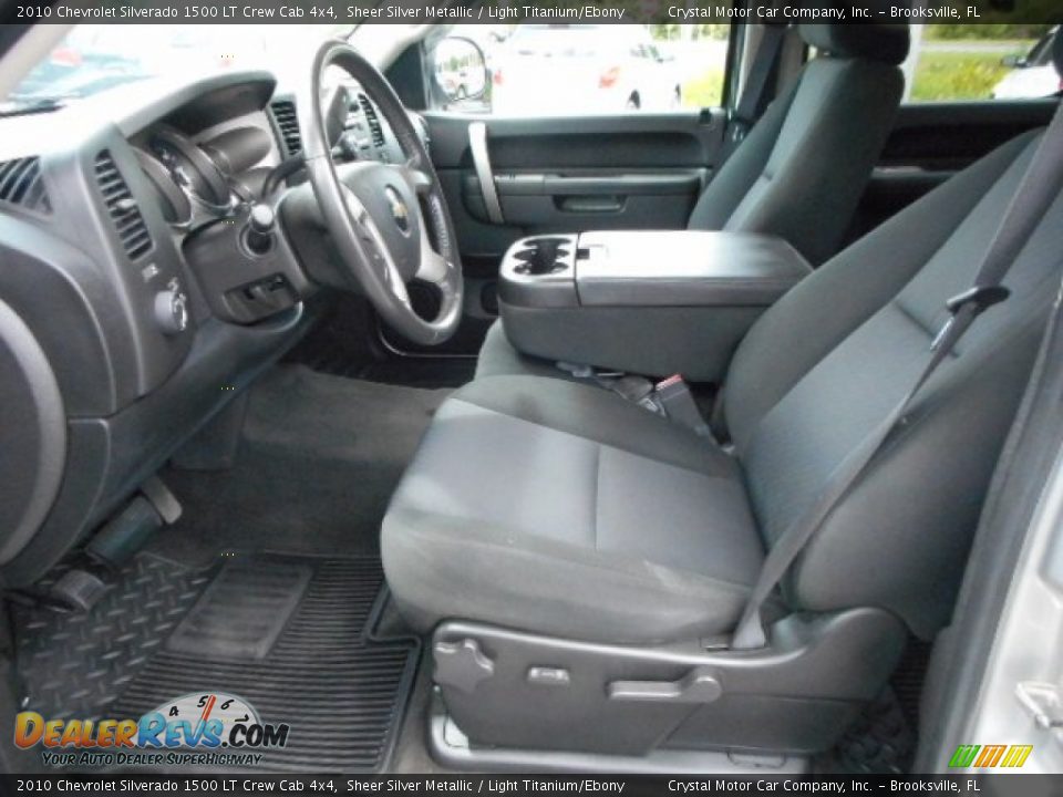 2010 Chevrolet Silverado 1500 LT Crew Cab 4x4 Sheer Silver Metallic / Light Titanium/Ebony Photo #4