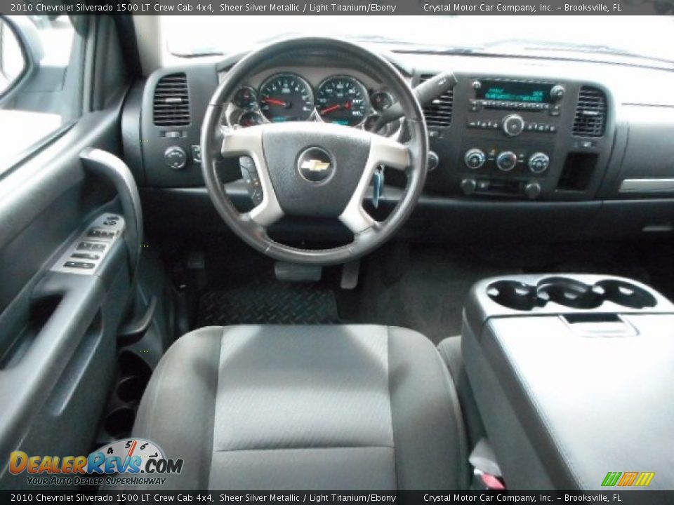 2010 Chevrolet Silverado 1500 LT Crew Cab 4x4 Sheer Silver Metallic / Light Titanium/Ebony Photo #6