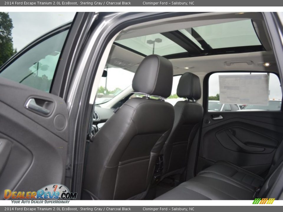 2014 Ford Escape Titanium 2.0L EcoBoost Sterling Gray / Charcoal Black Photo #8