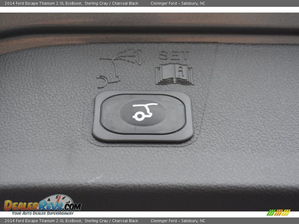 2014 Ford Escape Titanium 2.0L EcoBoost Sterling Gray / Charcoal Black Photo #10