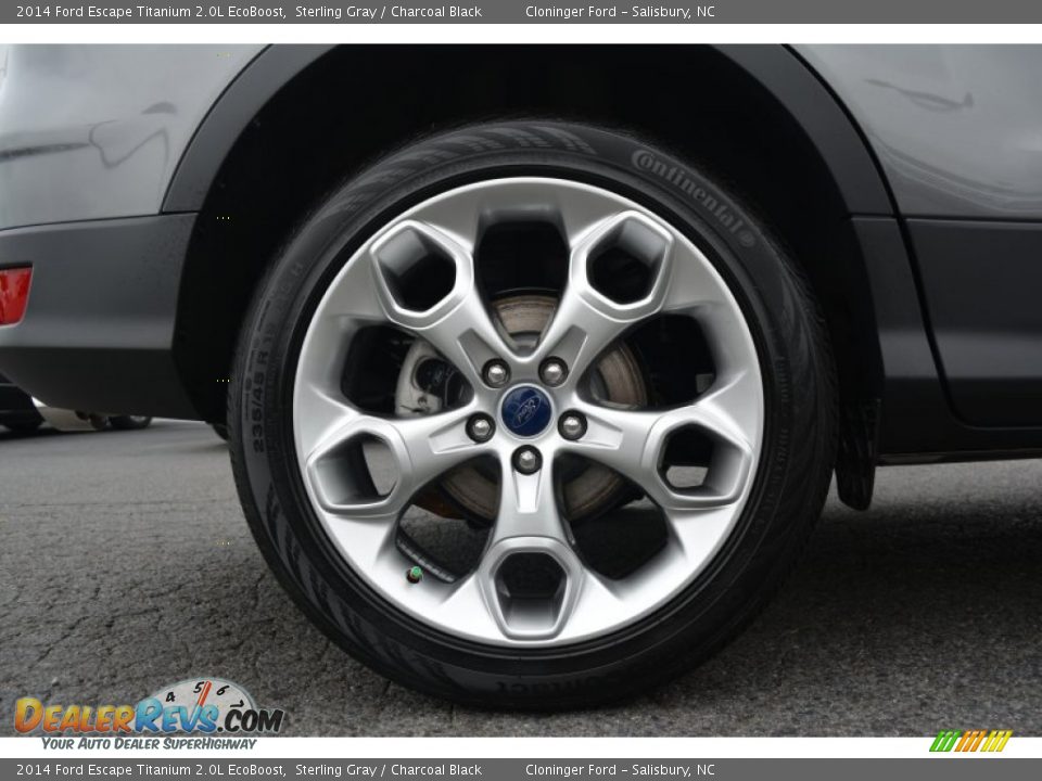 2014 Ford Escape Titanium 2.0L EcoBoost Sterling Gray / Charcoal Black Photo #11