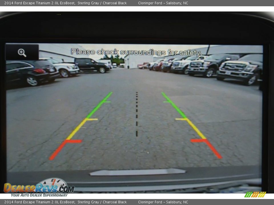 2014 Ford Escape Titanium 2.0L EcoBoost Sterling Gray / Charcoal Black Photo #18