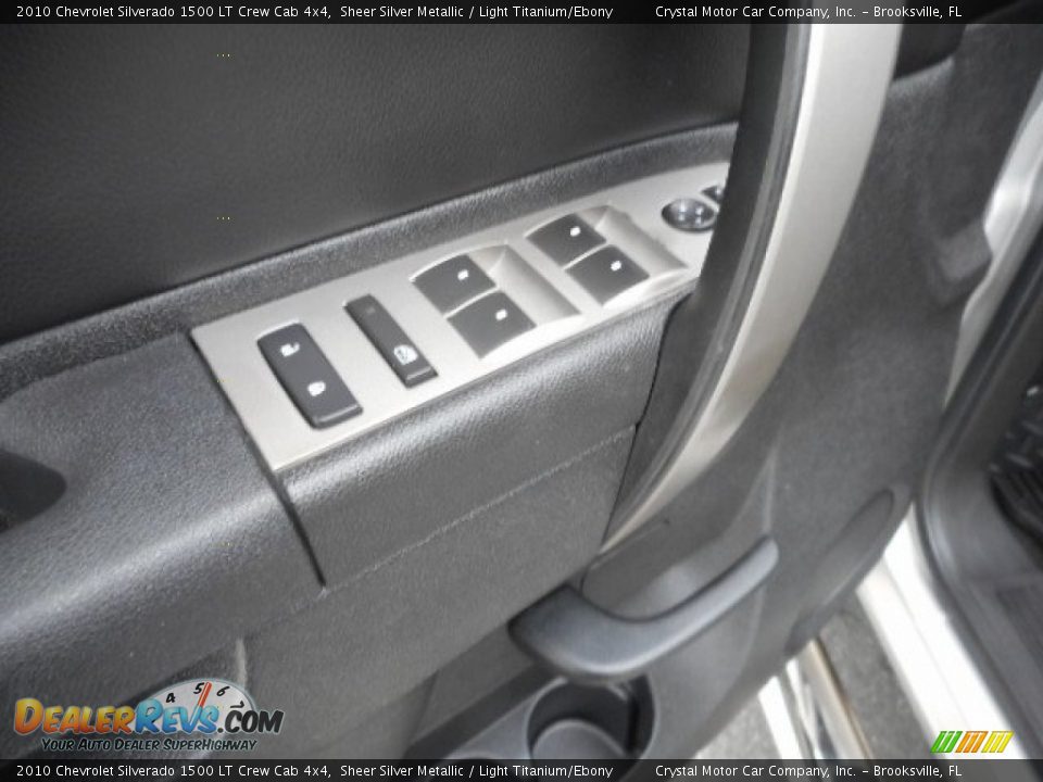 2010 Chevrolet Silverado 1500 LT Crew Cab 4x4 Sheer Silver Metallic / Light Titanium/Ebony Photo #17