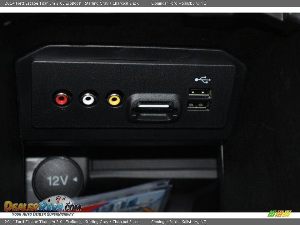 2014 Ford Escape Titanium 2.0L EcoBoost Sterling Gray / Charcoal Black Photo #21