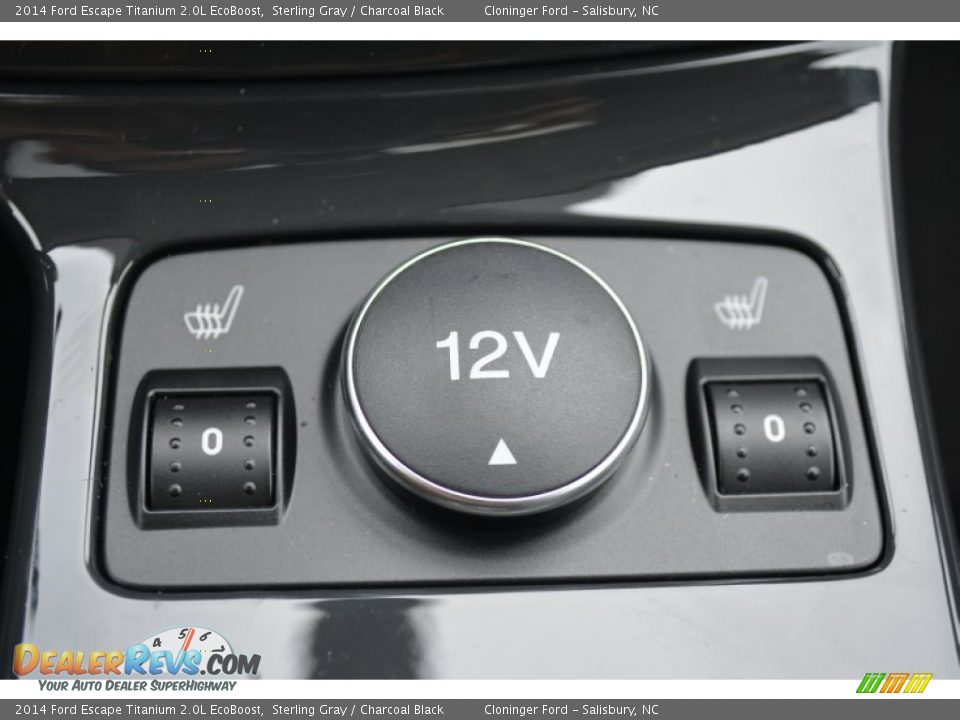 2014 Ford Escape Titanium 2.0L EcoBoost Sterling Gray / Charcoal Black Photo #22