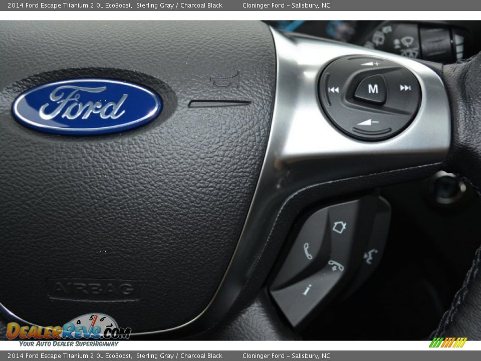 2014 Ford Escape Titanium 2.0L EcoBoost Sterling Gray / Charcoal Black Photo #27