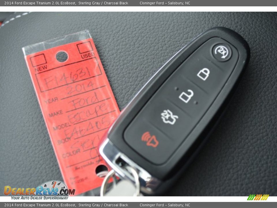 2014 Ford Escape Titanium 2.0L EcoBoost Sterling Gray / Charcoal Black Photo #31