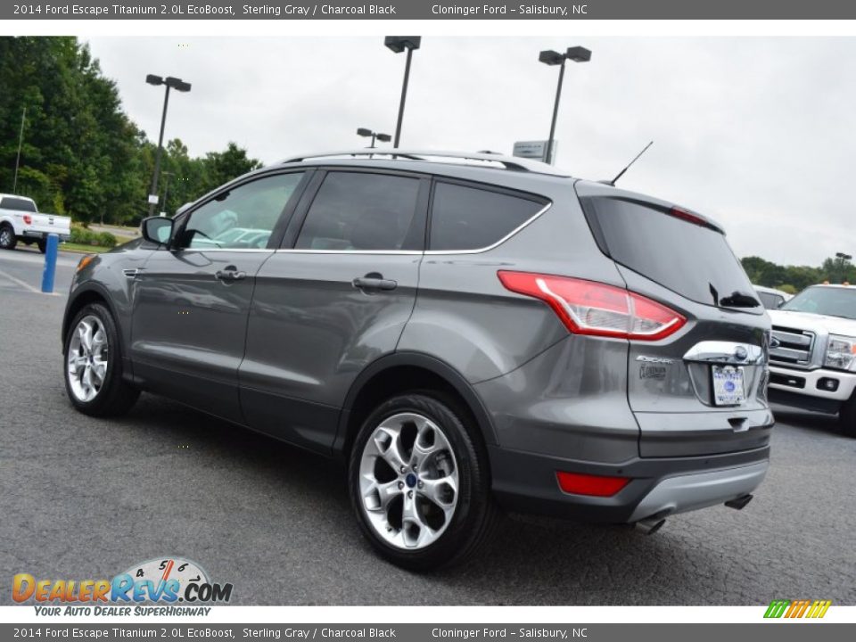 2014 Ford Escape Titanium 2.0L EcoBoost Sterling Gray / Charcoal Black Photo #32
