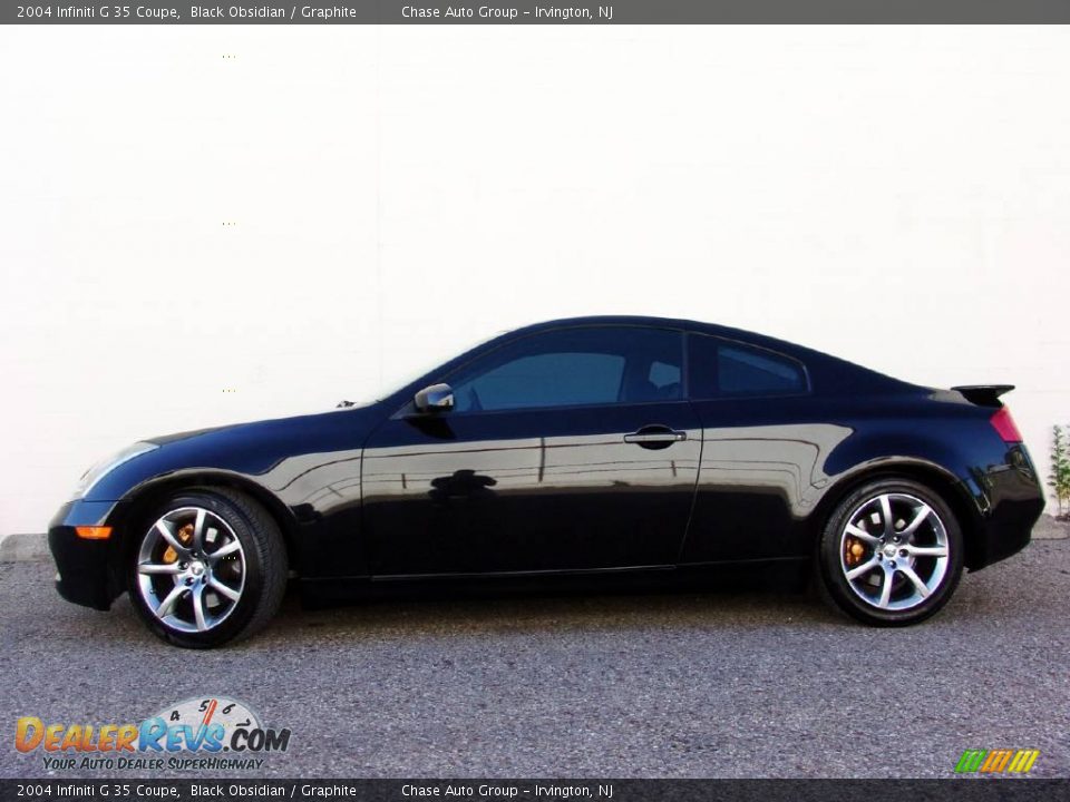 2004 Infiniti G 35 Coupe Black Obsidian / Graphite Photo #2