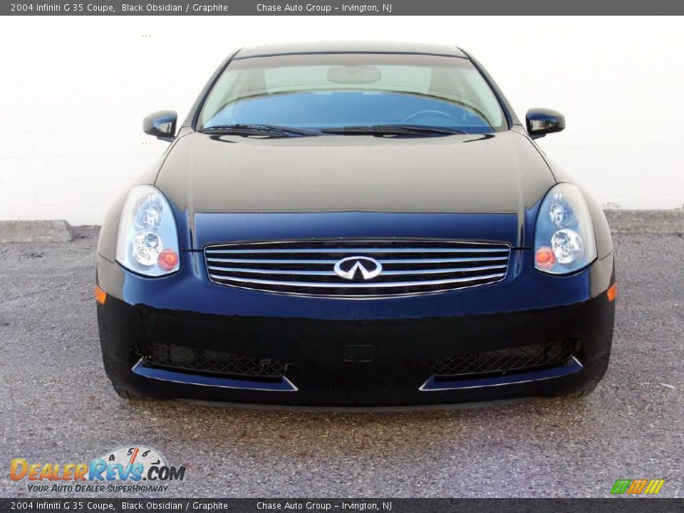 2004 Infiniti G 35 Coupe Black Obsidian / Graphite Photo #3
