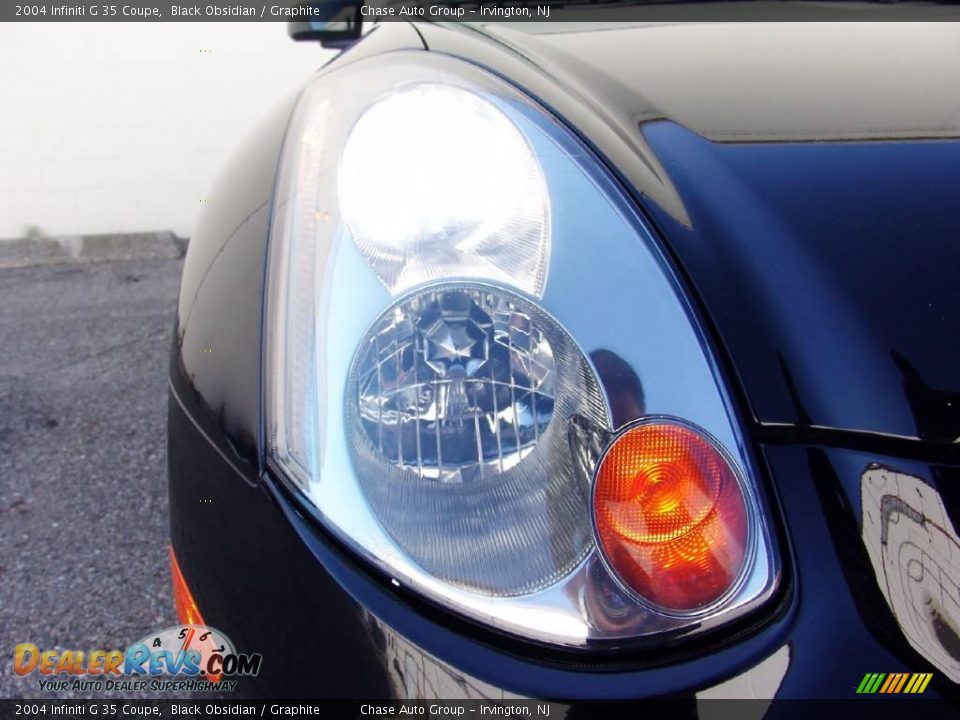 2004 Infiniti G 35 Coupe Black Obsidian / Graphite Photo #6