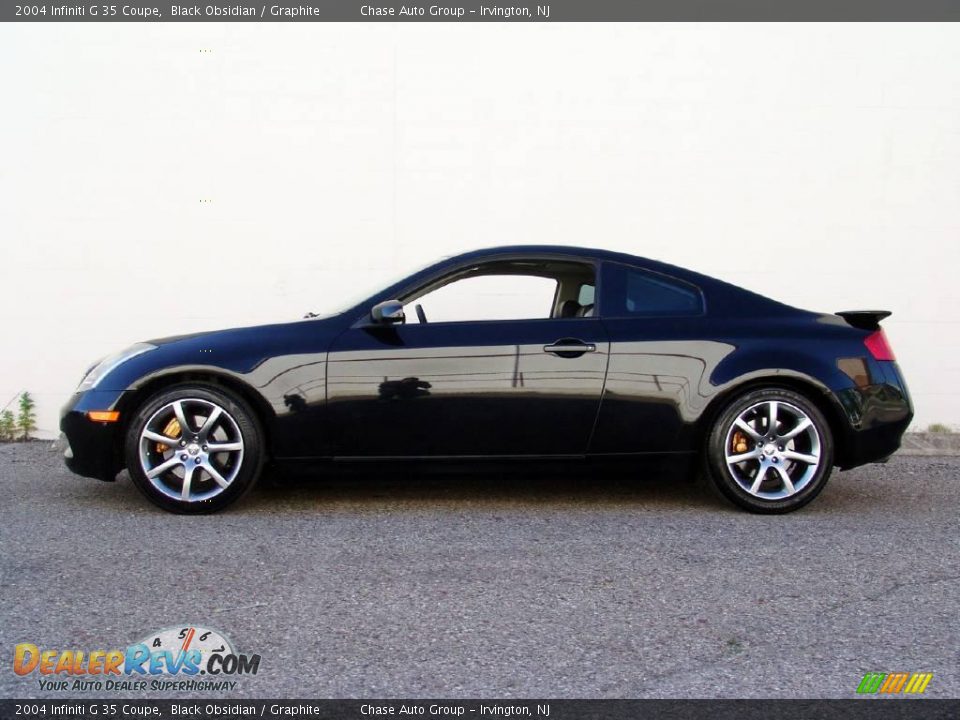 2004 Infiniti G 35 Coupe Black Obsidian / Graphite Photo #7