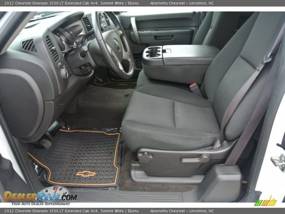 2012 Chevrolet Silverado 1500 LT Extended Cab 4x4 Summit White / Ebony Photo #8