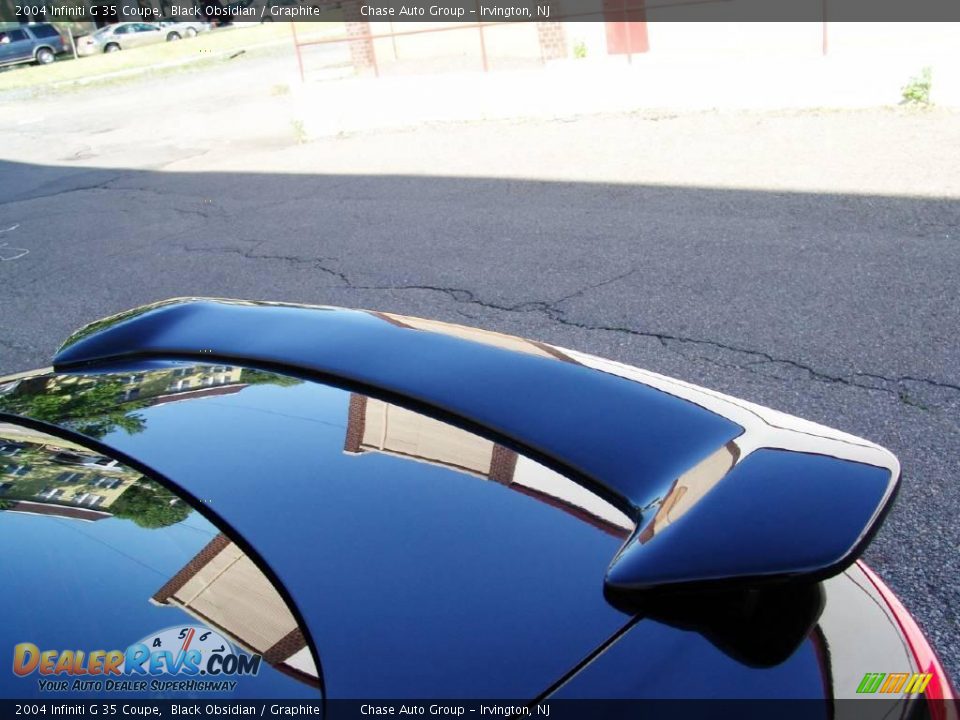 2004 Infiniti G 35 Coupe Black Obsidian / Graphite Photo #14