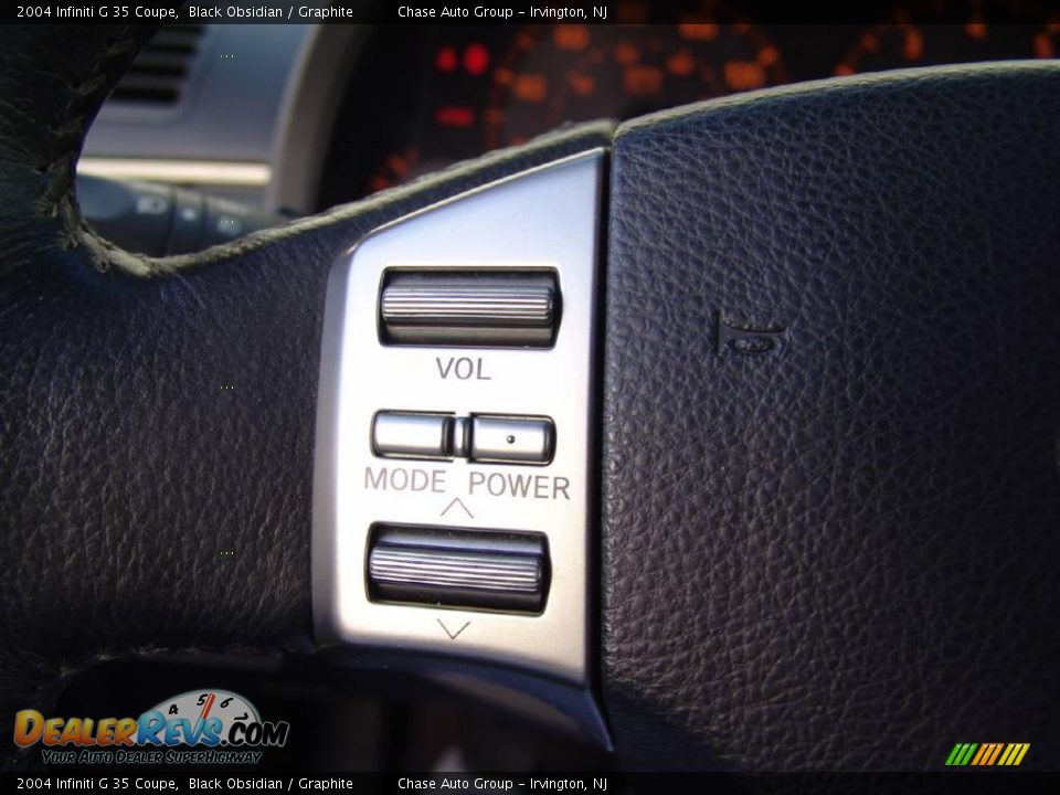 2004 Infiniti G 35 Coupe Black Obsidian / Graphite Photo #16