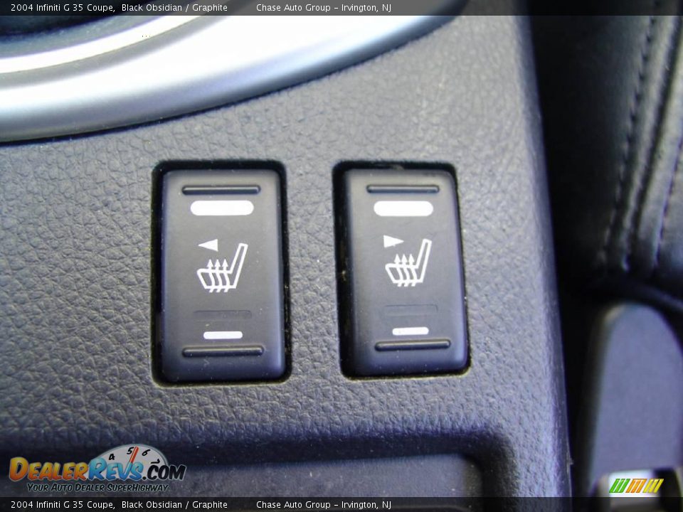 2004 Infiniti G 35 Coupe Black Obsidian / Graphite Photo #22