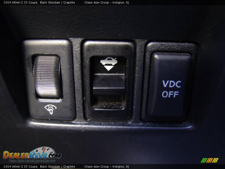 2004 Infiniti G 35 Coupe Black Obsidian / Graphite Photo #23